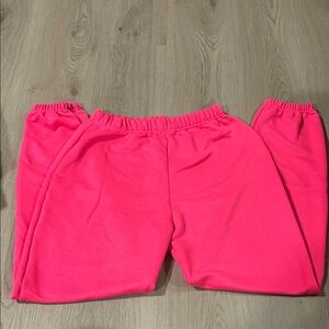 Pink Fleece Pants